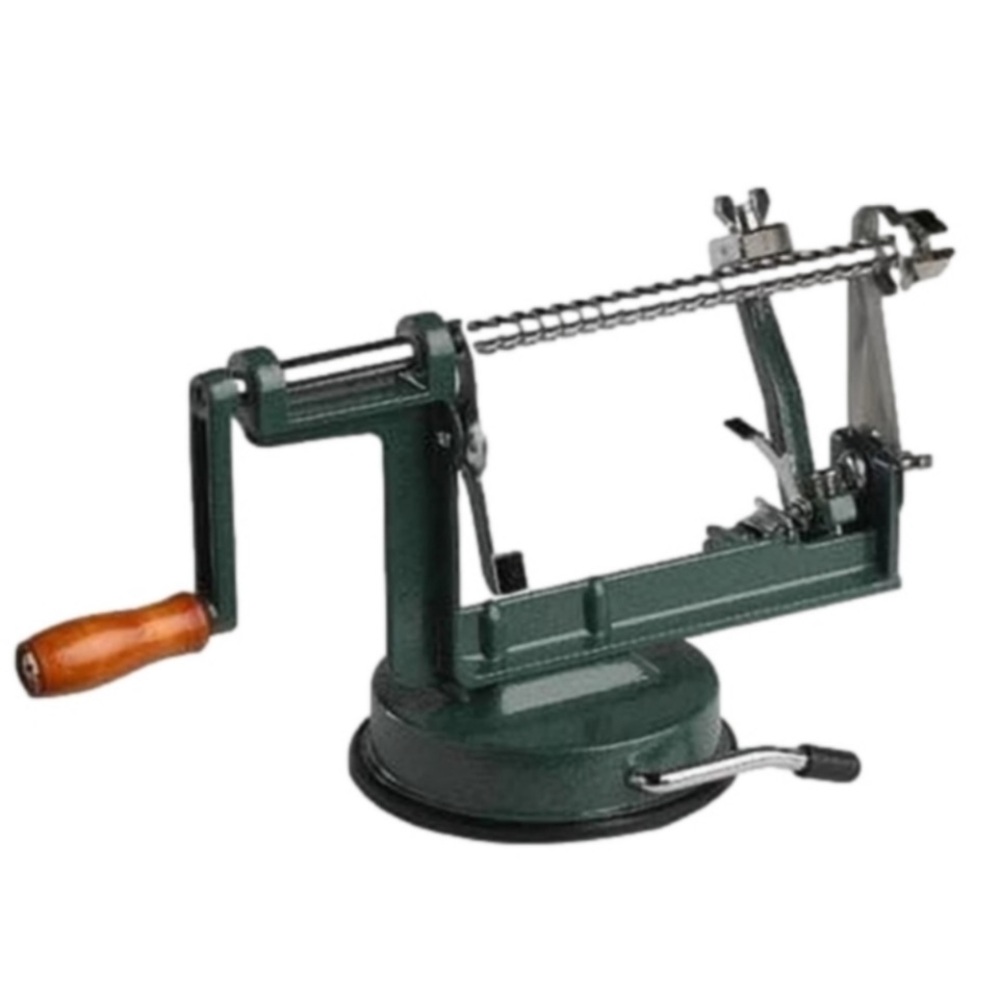 Apple Potato Peeler with vacuum base 3 functions: peel, core & slice